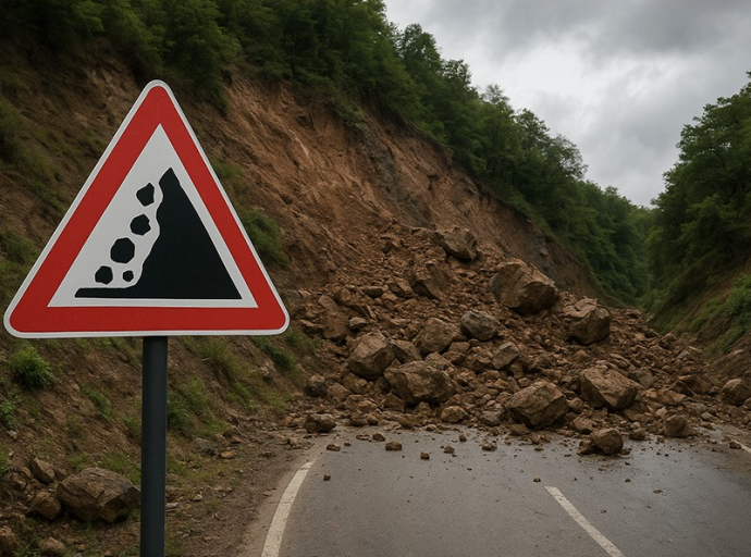 Landslide Warning Issued for Three Districts
